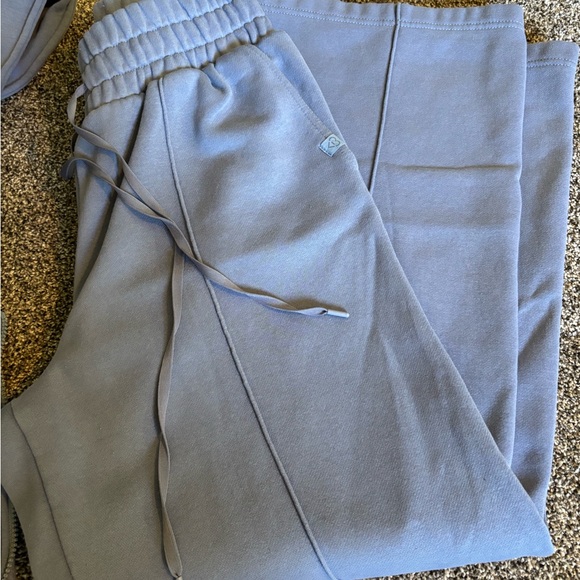 Women's Blue Hoodie and Joggers Set - Picture 3 of 3